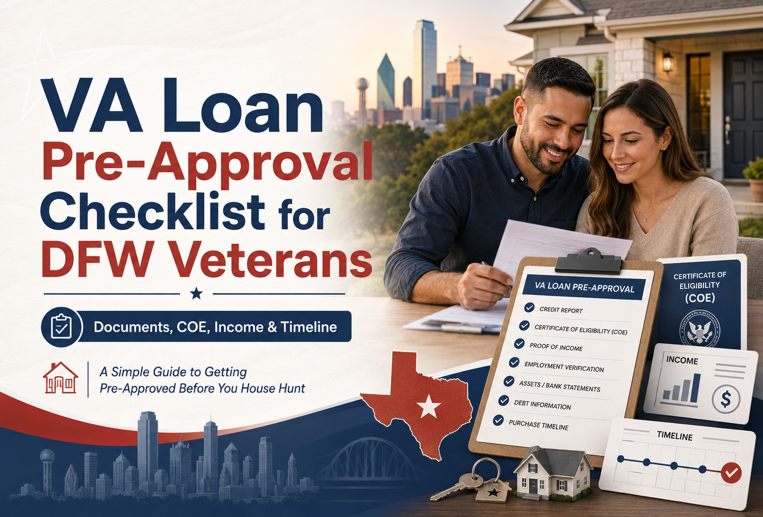 VA Loan Pre-Approval Checklist for DFW Veterans